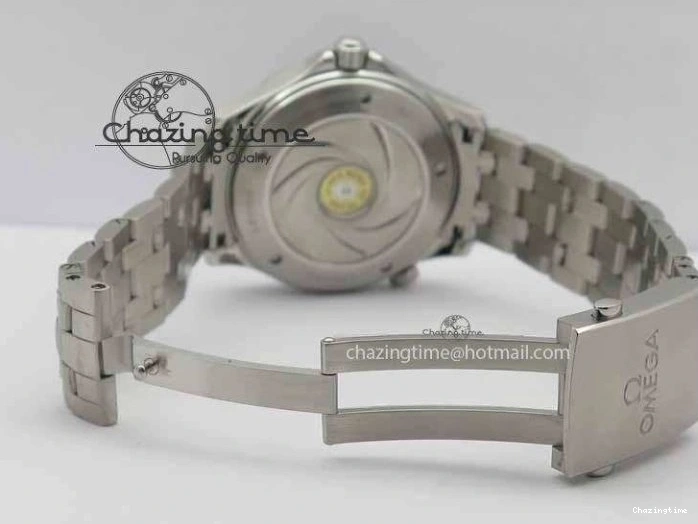 1228 Seamaster 300M 007 SS MK 1:1 Best Edition Black 007 Dial Ceramic Bezel On SS Bracelet A EasyCare 8178